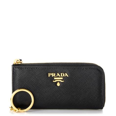 designer key pouch women's Prada